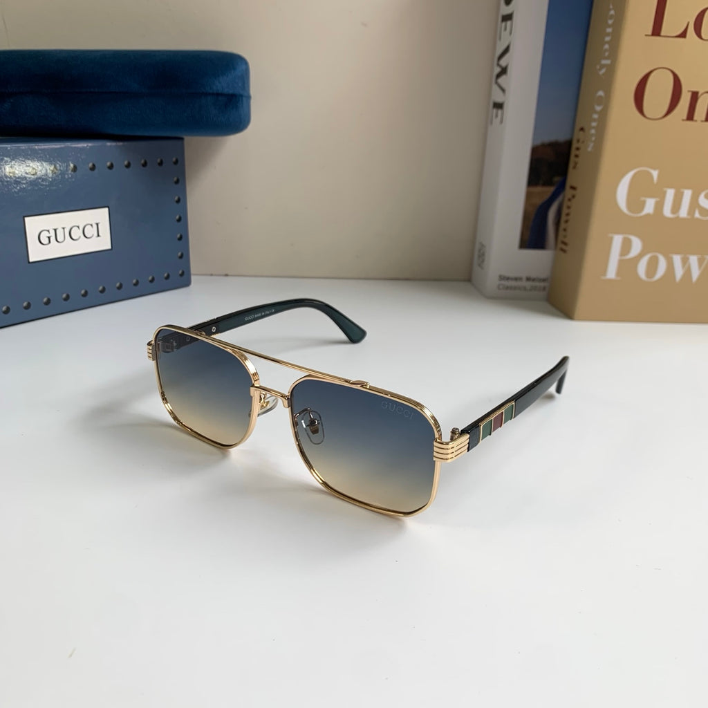 Gucci Metal Square Silver Lens Sunglasses for Men & Women - 398422 - detail image 2