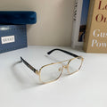 Gucci Metal Square Silver Lens Sunglasses for Men & Women - 398423