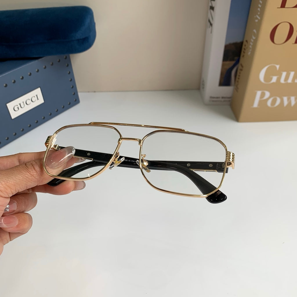 Gucci Metal Square Silver Lens Sunglasses for Men & Women - 398423 - detail image 5