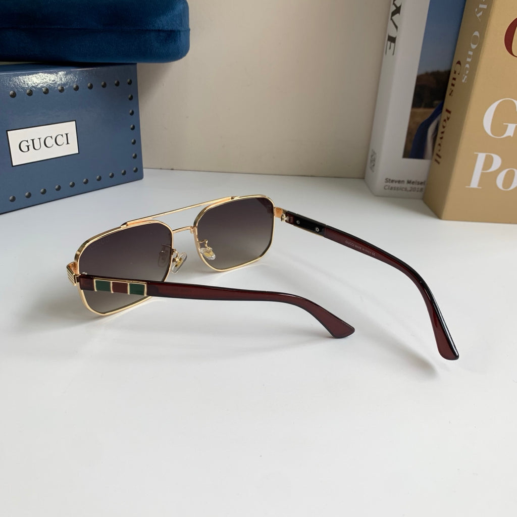Gucci Metal Square Silver Lens Sunglasses for Men & Women - 398424 - detail image 8