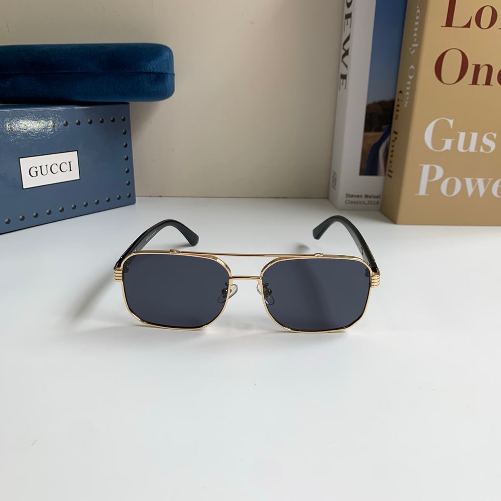 Gucci Metal Square Silver Lens Sunglasses for Men & Women - 398426 - detail image 3