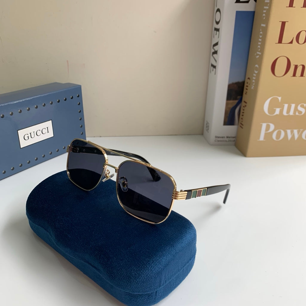Gucci Metal Square Silver Lens Sunglasses for Men & Women - 398426 - detail image 4