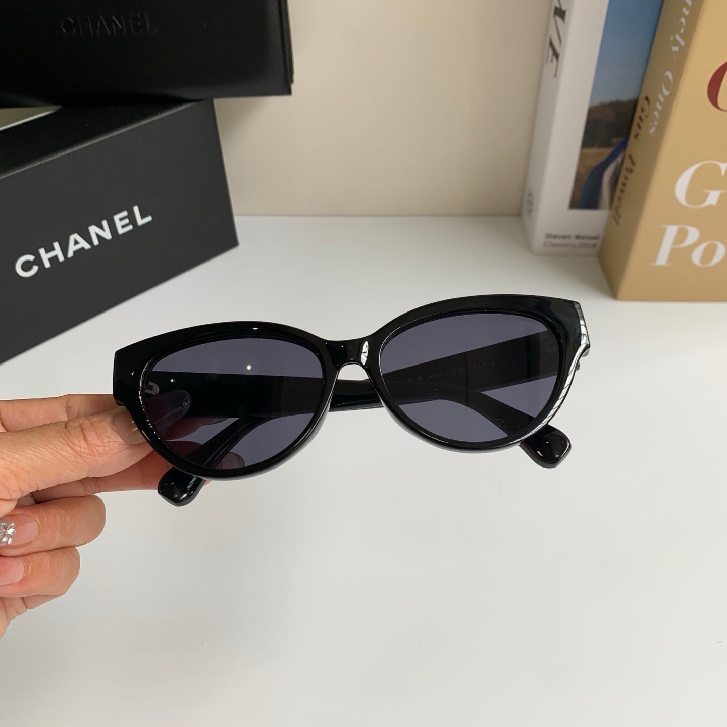 Chanel Fashion Black Lens Sunglasses for Men & Women - 398575 - detail image 5