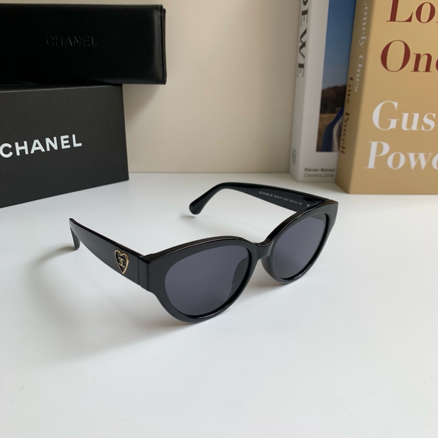 Chanel Fashion Black Lens Sunglasses for Men & Women - 398575