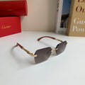 Cartier Lightweight Rimless Silver Lens Sunglasses for Men & Women - 399025