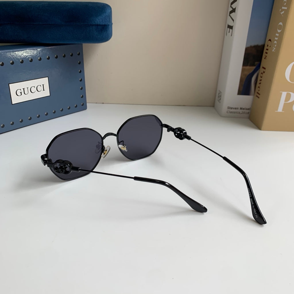 Gucci Metal Square Silver Lens Sunglasses for Men & Women - 493277 - detail image 6