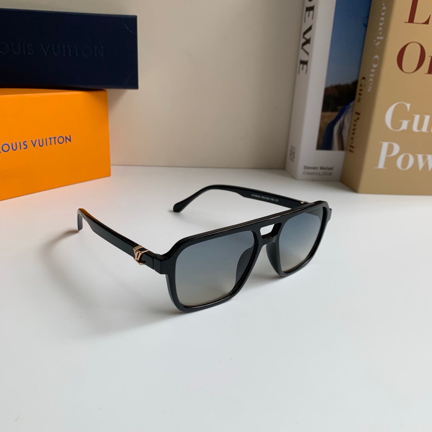 Louis Vuitton Square Silver Lens Sunglasses for Men & Women - 486149