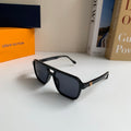 Louis Vuitton Square Black Lens Sunglasses for Men & Women - 486150