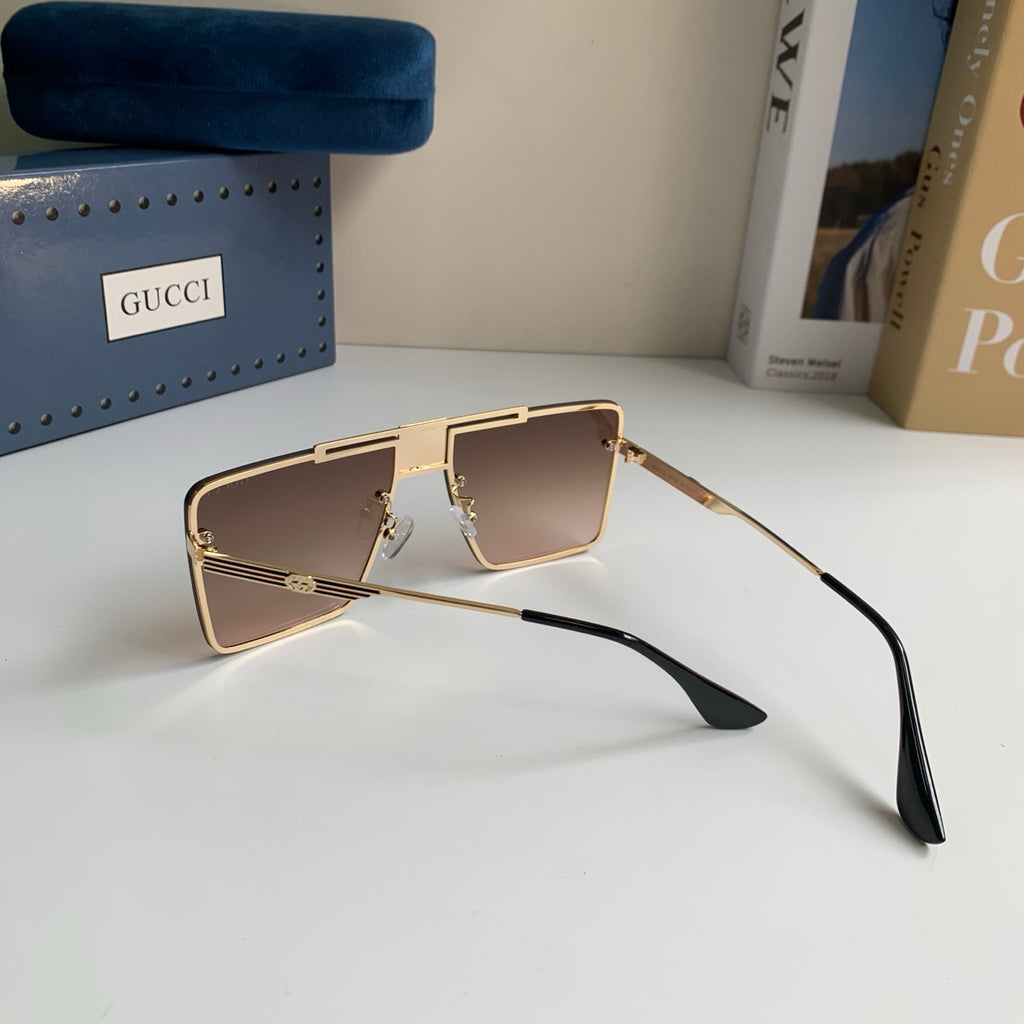 Gucci Polarized Square Brown Lens Sunglasses for Men & Women - 486310 - detail image 9