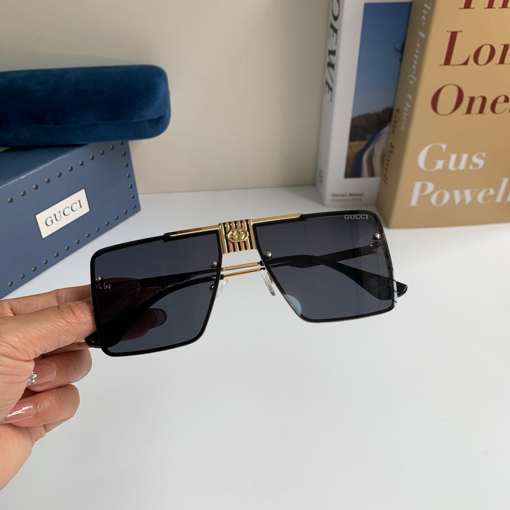 Gucci Polarized Square Silver Lens Sunglasses for Men & Women - 486314 - detail image 3