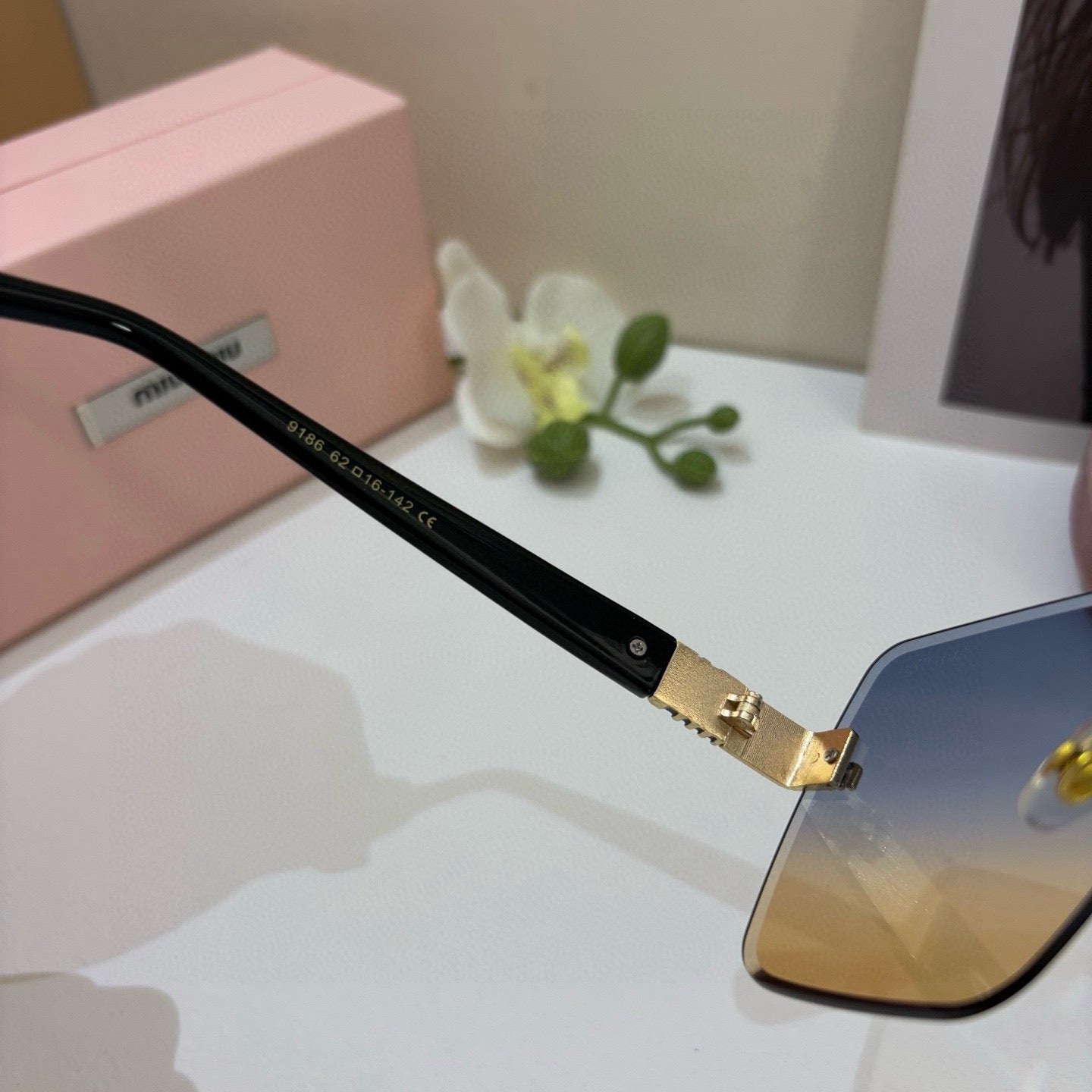 Miu Miu Square Brown Lens Sunglasses for Men & Women - 158581