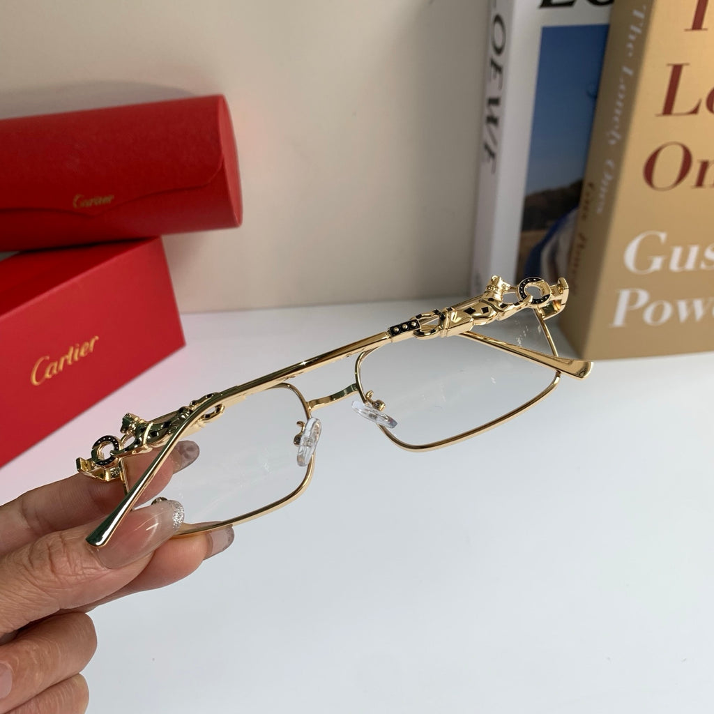 Cartier Metal Square Silver Lens Sunglasses for Men & Women - 415828 - detail image 6