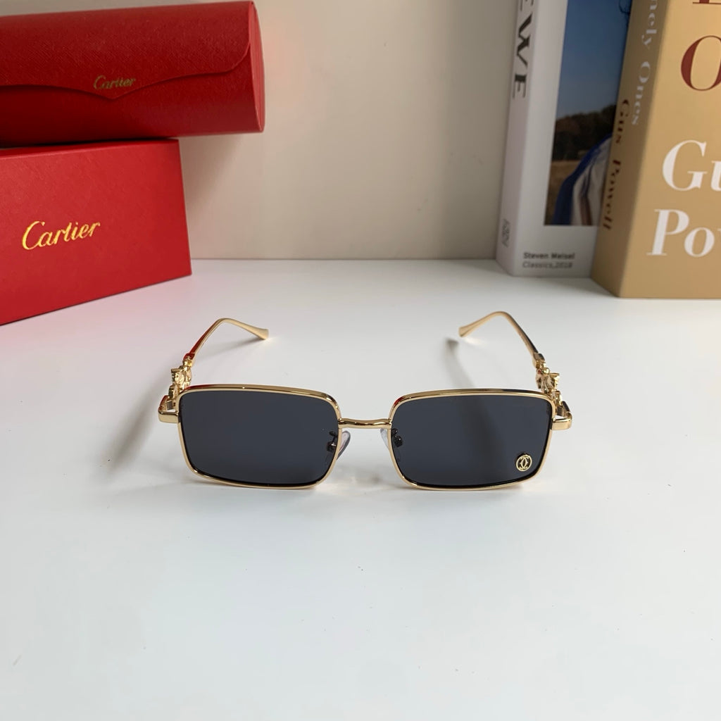 Cartier Metal Square Silver Lens Sunglasses for Men & Women - 415830 - detail image 4