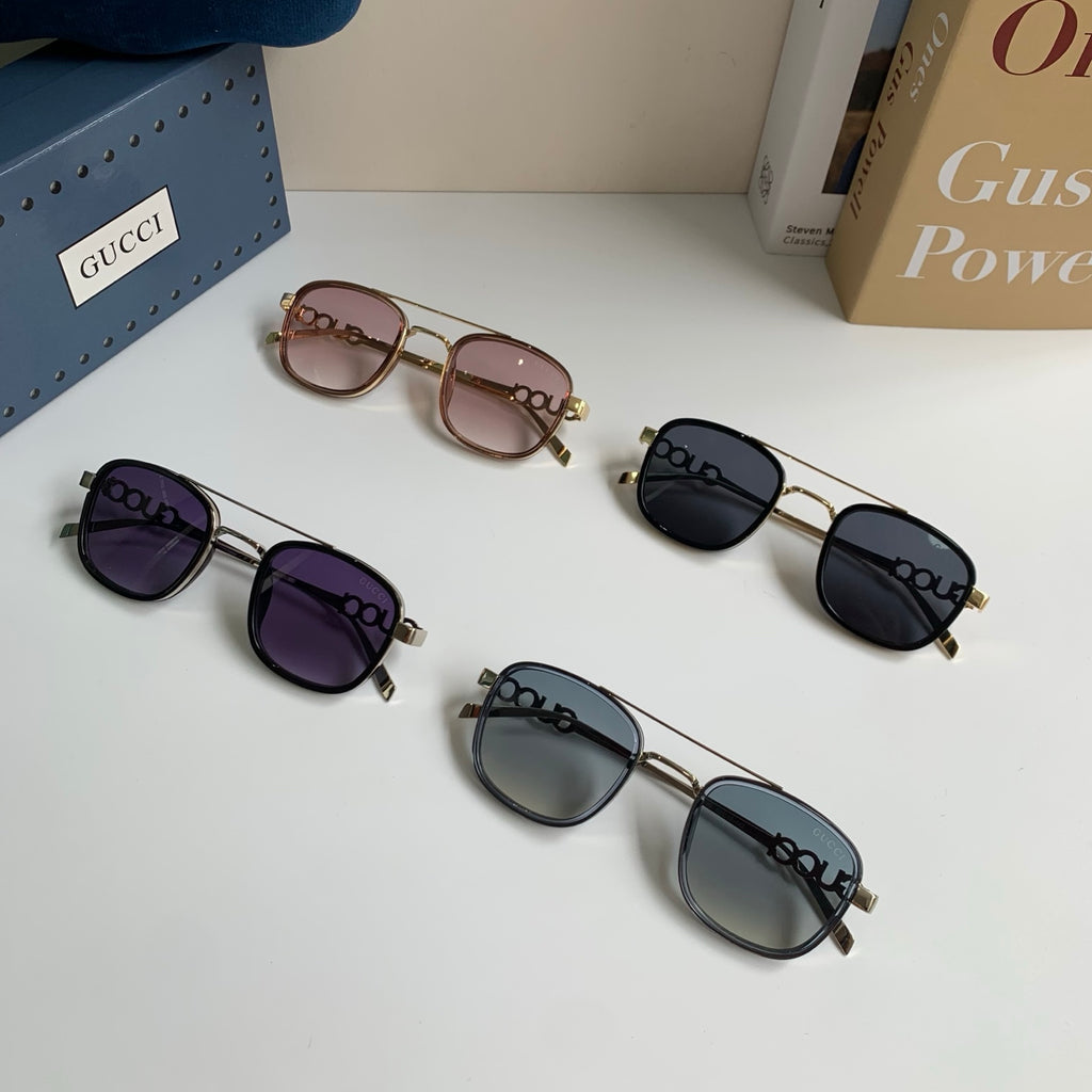 Gucci Metal Square Silver Lens Sunglasses for Men & Women - 431316 - detail image 10