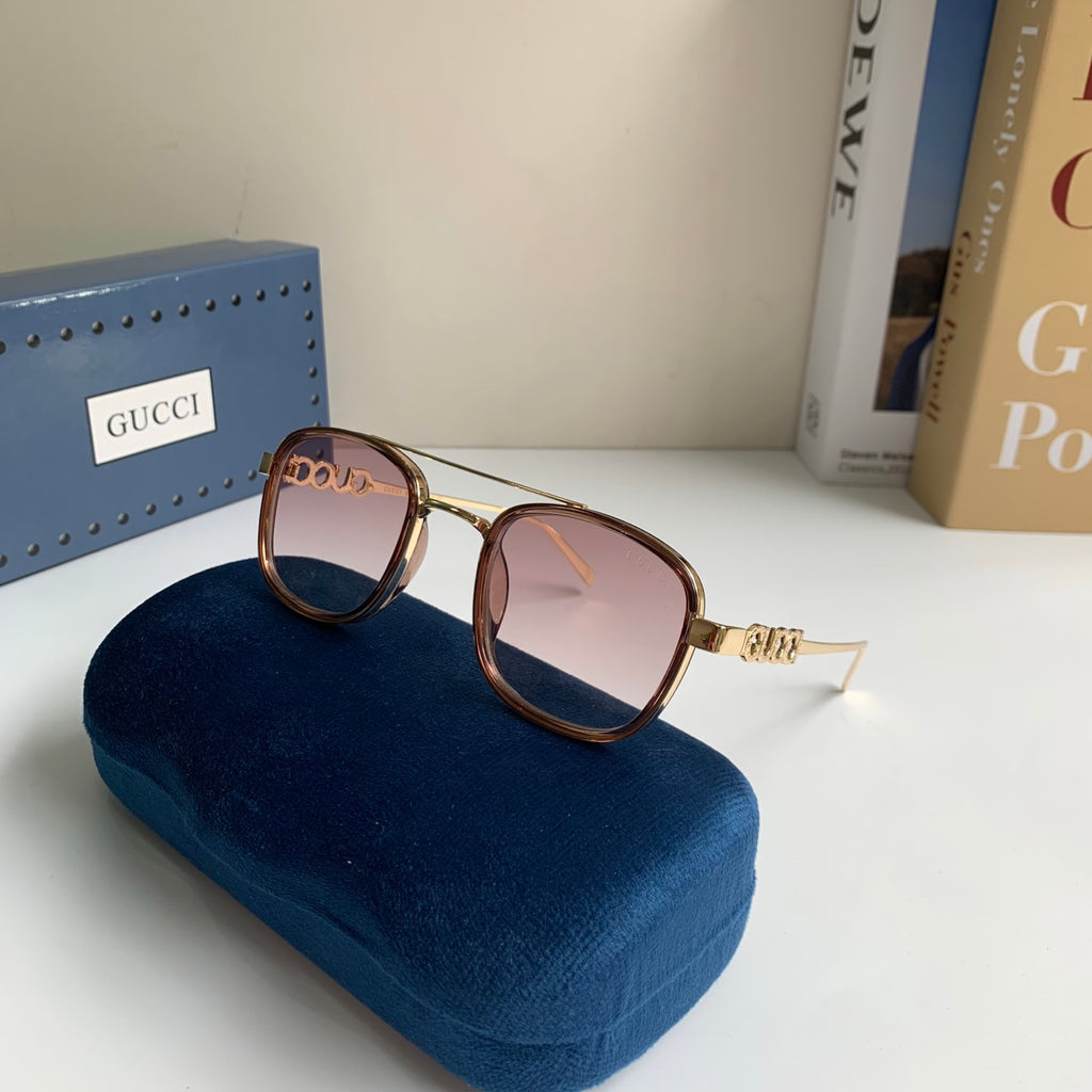Gucci Metal Square Silver Lens Sunglasses for Men & Women - 431317 - detail image 4