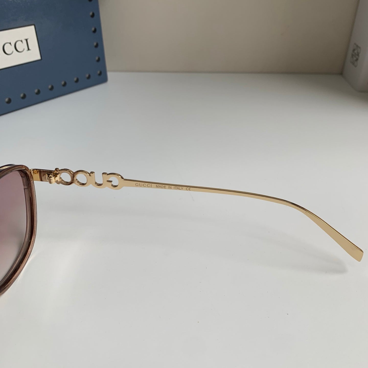Gucci Metal Square Silver Lens Sunglasses for Men & Women - 431317 - detail image 7