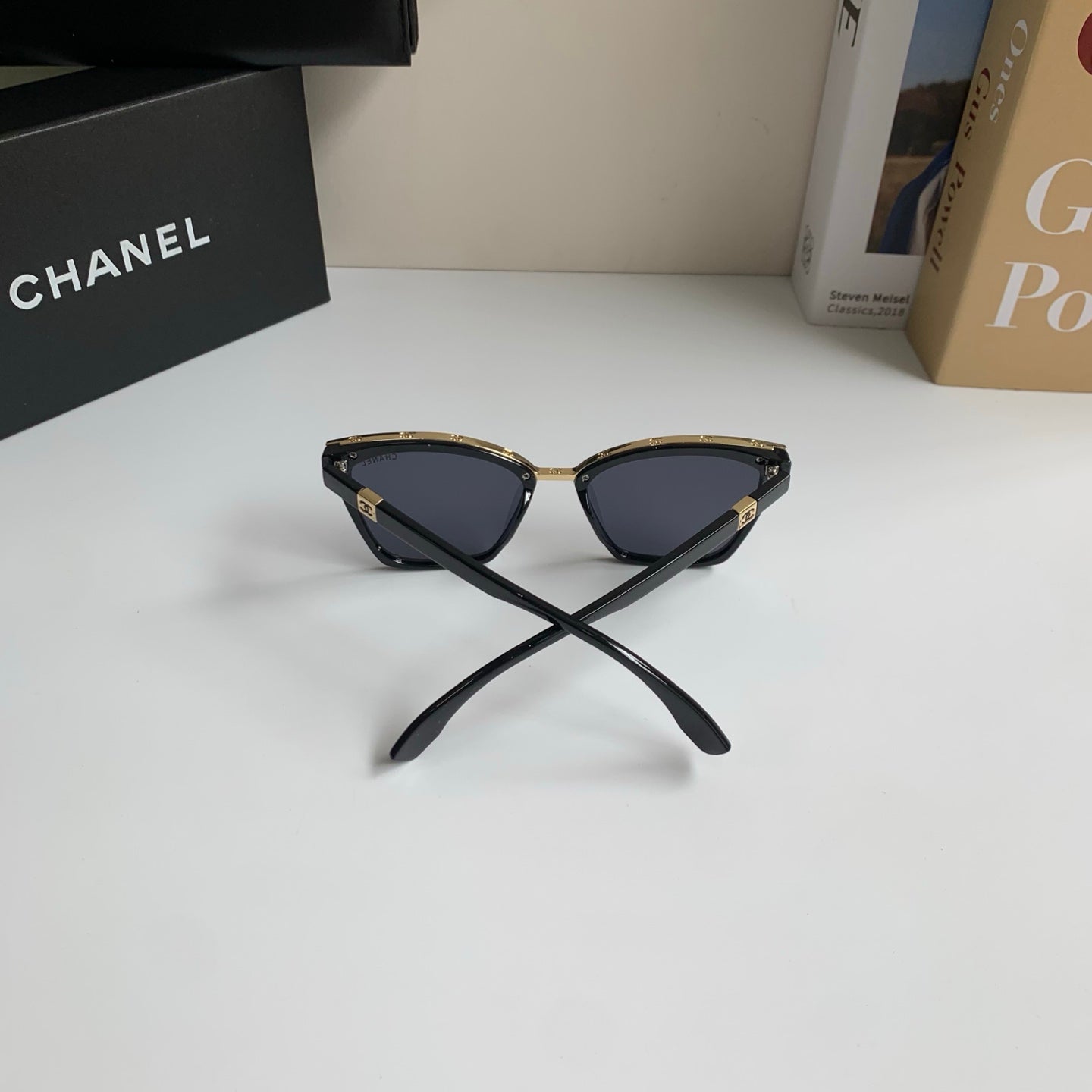Chanel Square Silver Lens Sunglasses for Men & Women - 358079 - detail image 8
