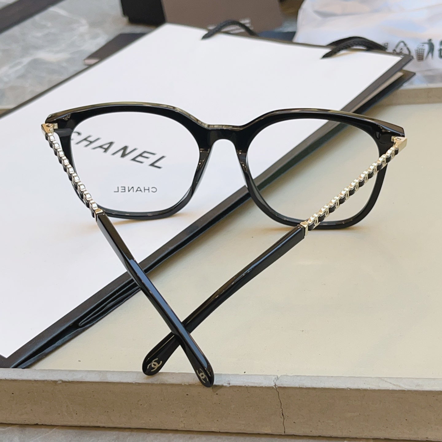 Chanel 3435-Q-A Fashion Silver Lens Sunglasses for Men & Women - detail image 4