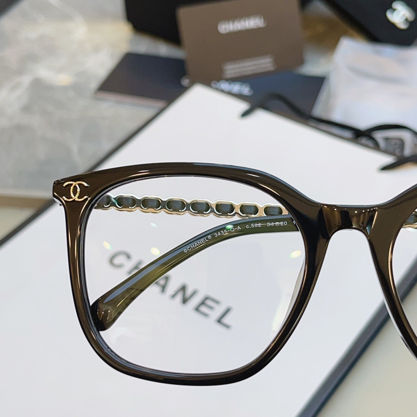 Chanel 3435-Q-A Fashion Silver Lens Sunglasses for Men & Women - detail image 3