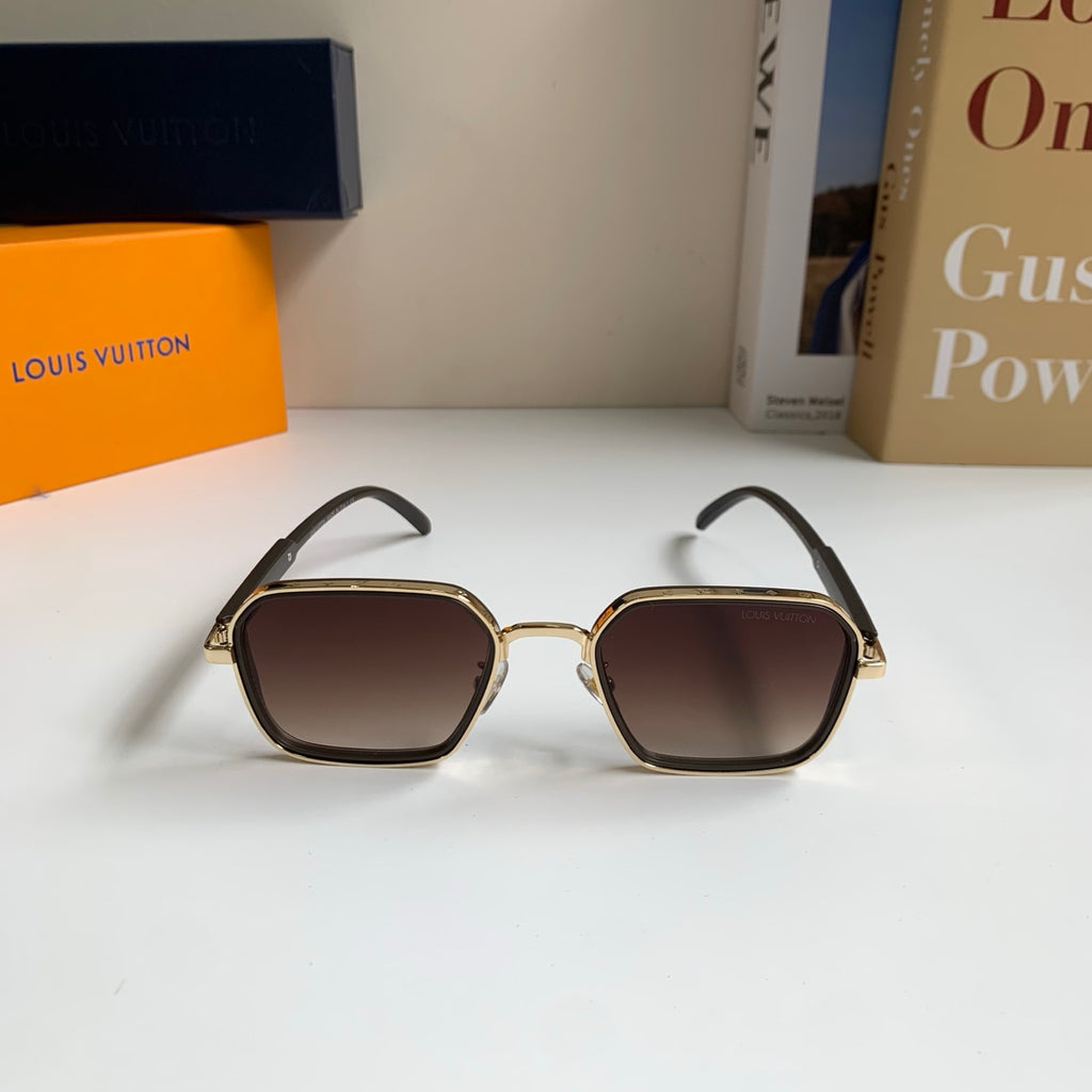 Louis Vuitton Square Brown Lens Sunglasses for Men & Women - 448624 - detail image 3