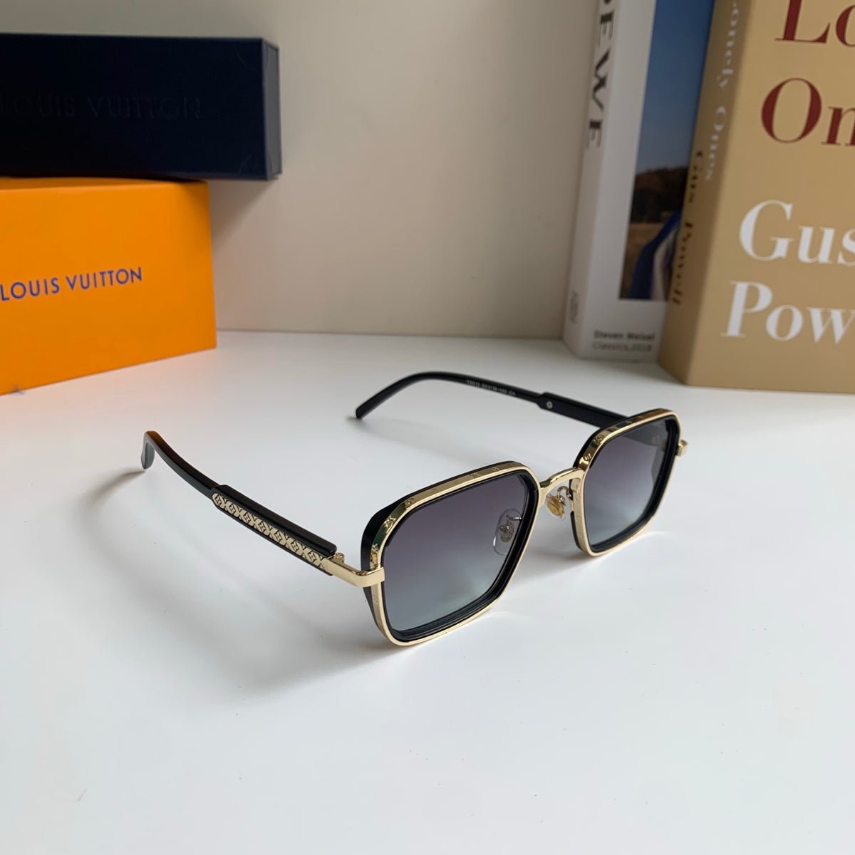Louis Vuitton Square Silver Lens Sunglasses for Men & Women - 357564