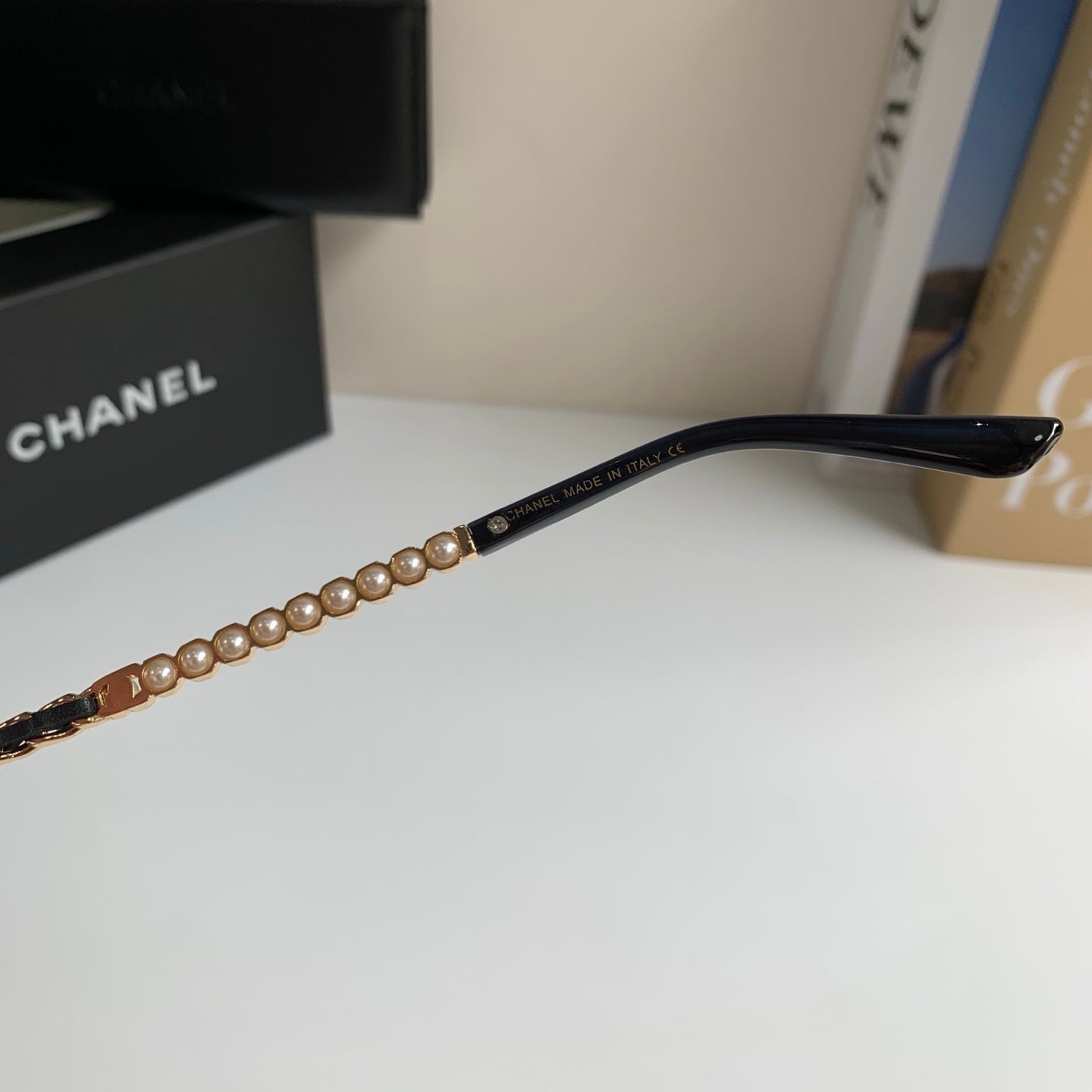Chanel Oversized Silver Lens Sunglasses for Men & Women - 357997 - detail image 7