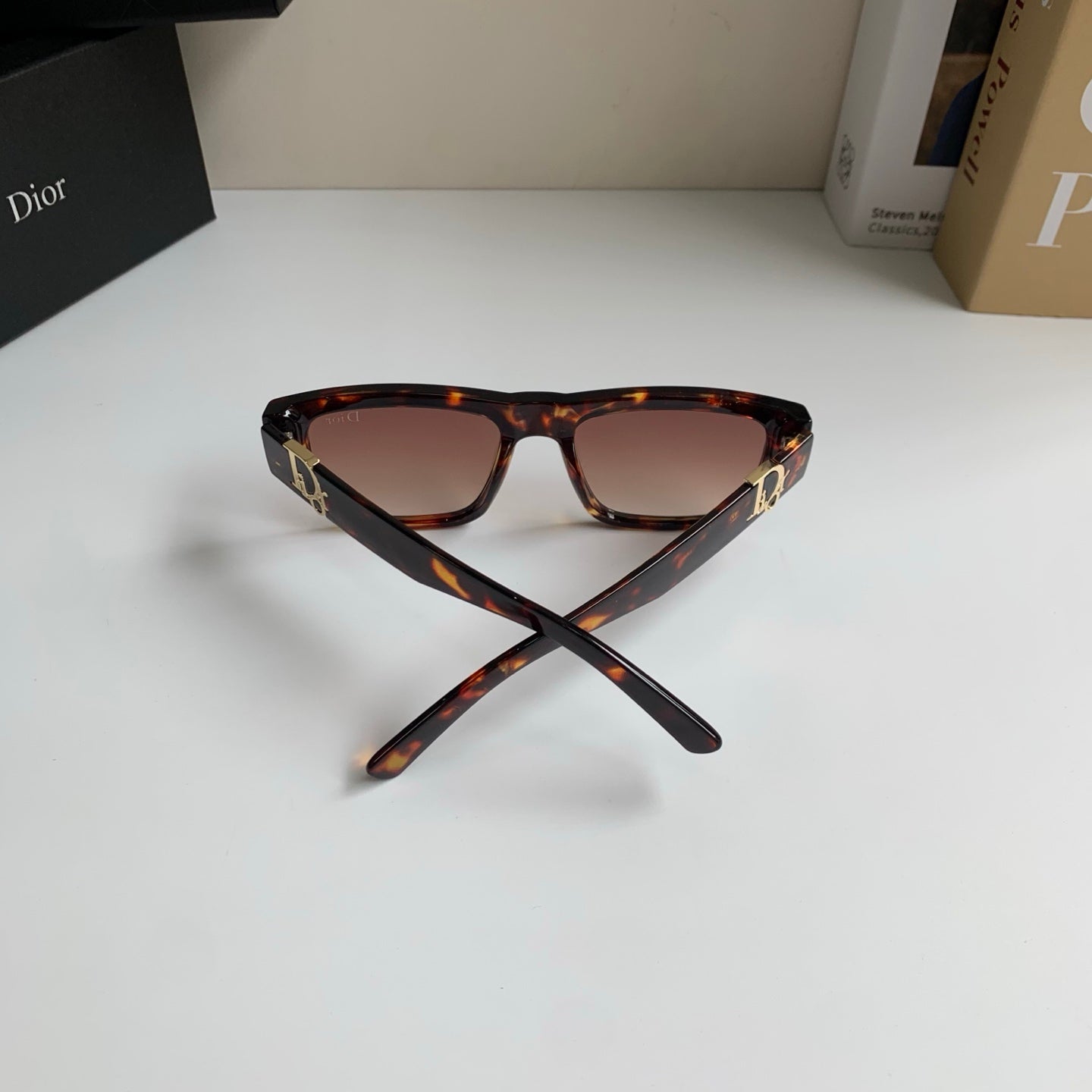 Dior Polarized Square Red Lens Sunglasses for Men & Women - 449154 - detail image 8