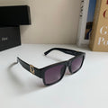 Dior Polarized Square Black Lens Sunglasses for Men & Women - 449155