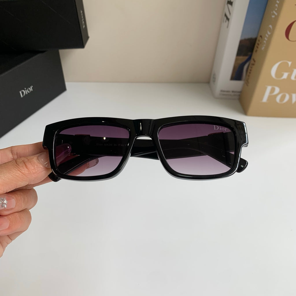 Dior Polarized Square Black Lens Sunglasses for Men & Women - 449155 - detail image 4