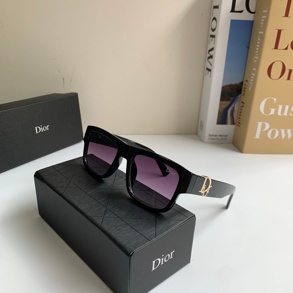 Dior Polarized Square Black Lens Sunglasses for Men & Women - 449155 - detail image 5