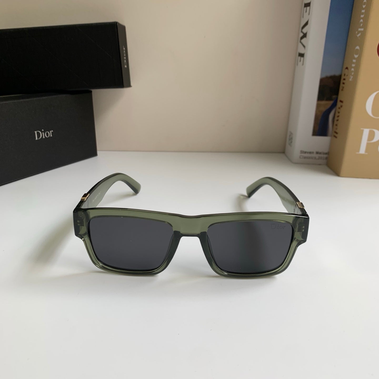 Dior Polarized Square Silver Lens Sunglasses for Men & Women - 358212 - detail image 3