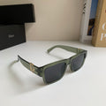 Dior Polarized Square Silver Lens Sunglasses for Men & Women - 449156