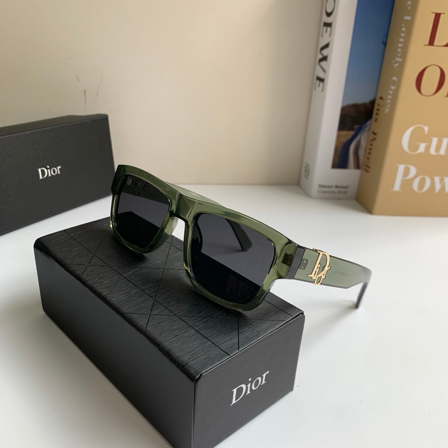 Dior Polarized Square Silver Lens Sunglasses for Men & Women - 358212 - detail image 5