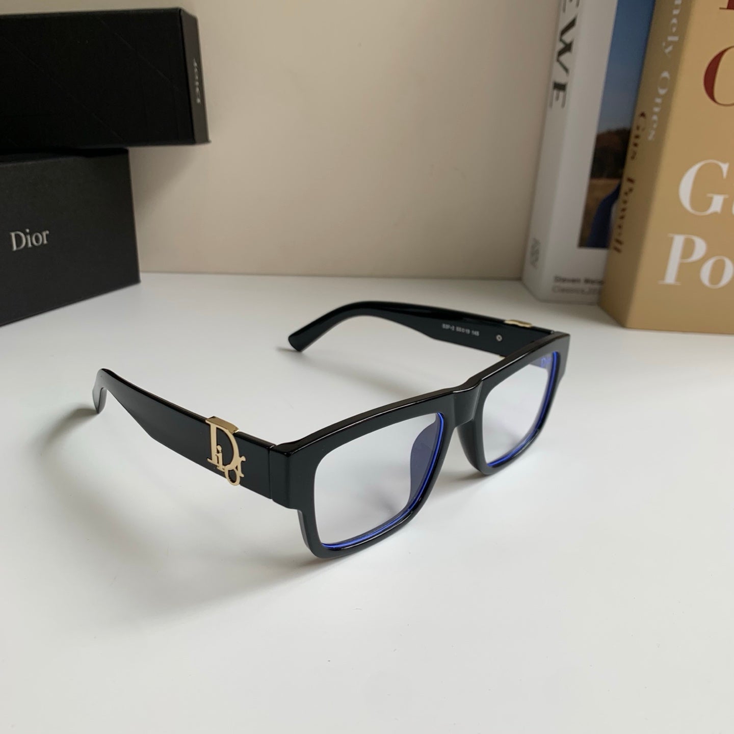Dior Polarized Square Silver Lens Sunglasses for Men & Women - 449157