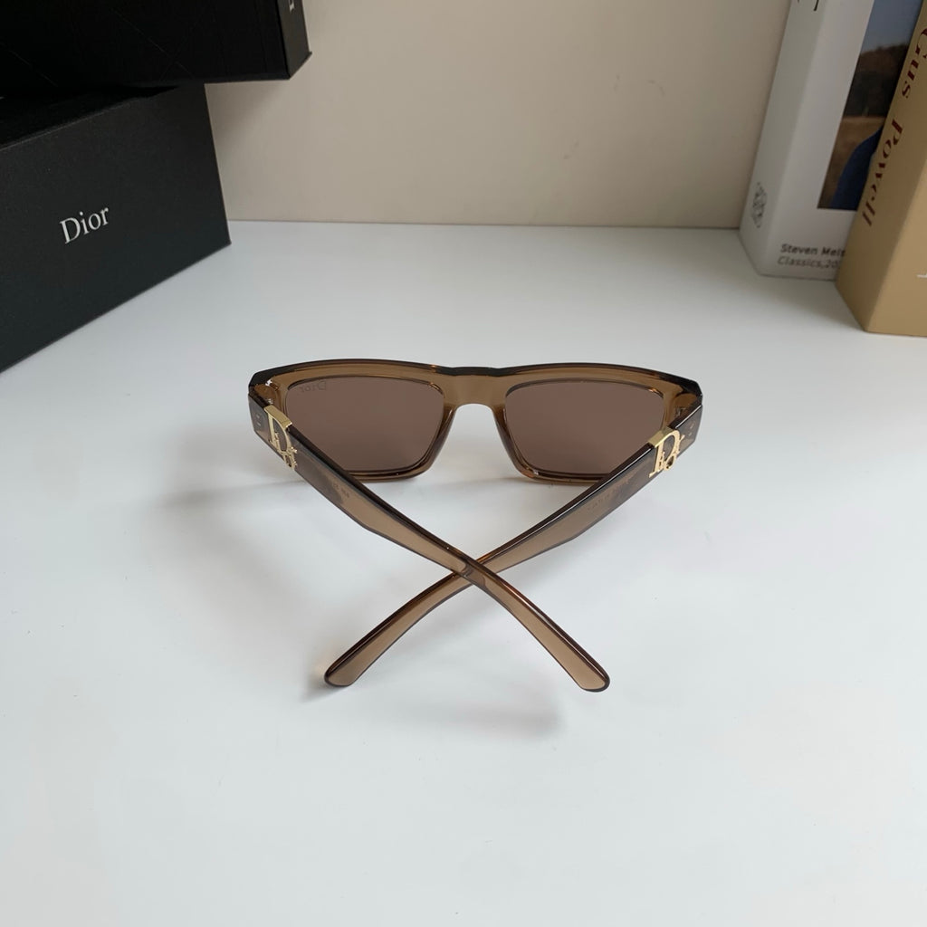Dior Polarized Square Brown Lens Sunglasses for Men & Women - 358214 - detail image 8