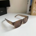 Dior Polarized Square Brown Lens Sunglasses for Men & Women