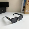 Dior Polarized Square Black Lens Sunglasses for Men & Women - 449159