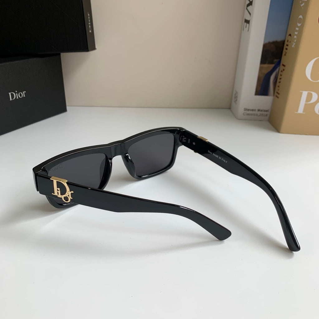 Dior Polarized Square Black Lens Sunglasses for Men & Women - 358215 - detail image 8
