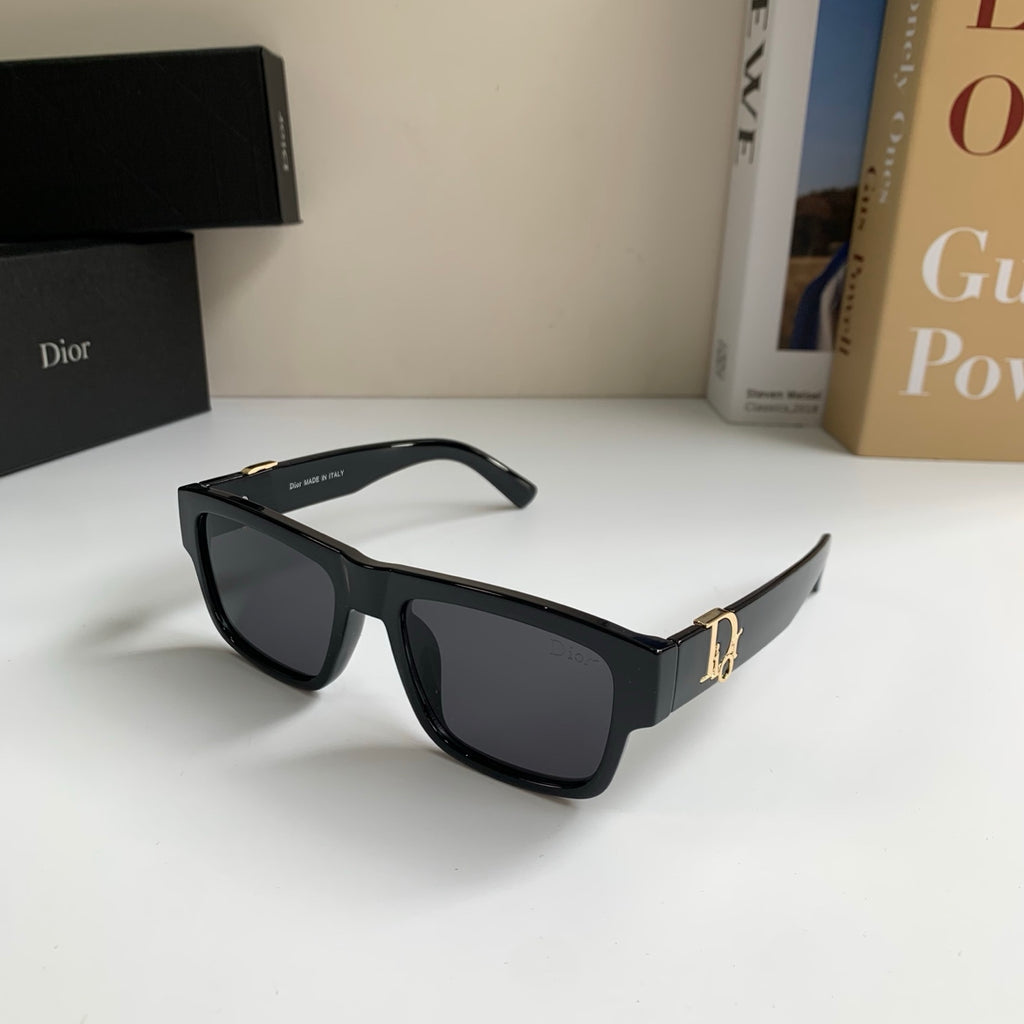 Dior Polarized Square Black Lens Sunglasses for Men & Women - 358215 - detail image 2
