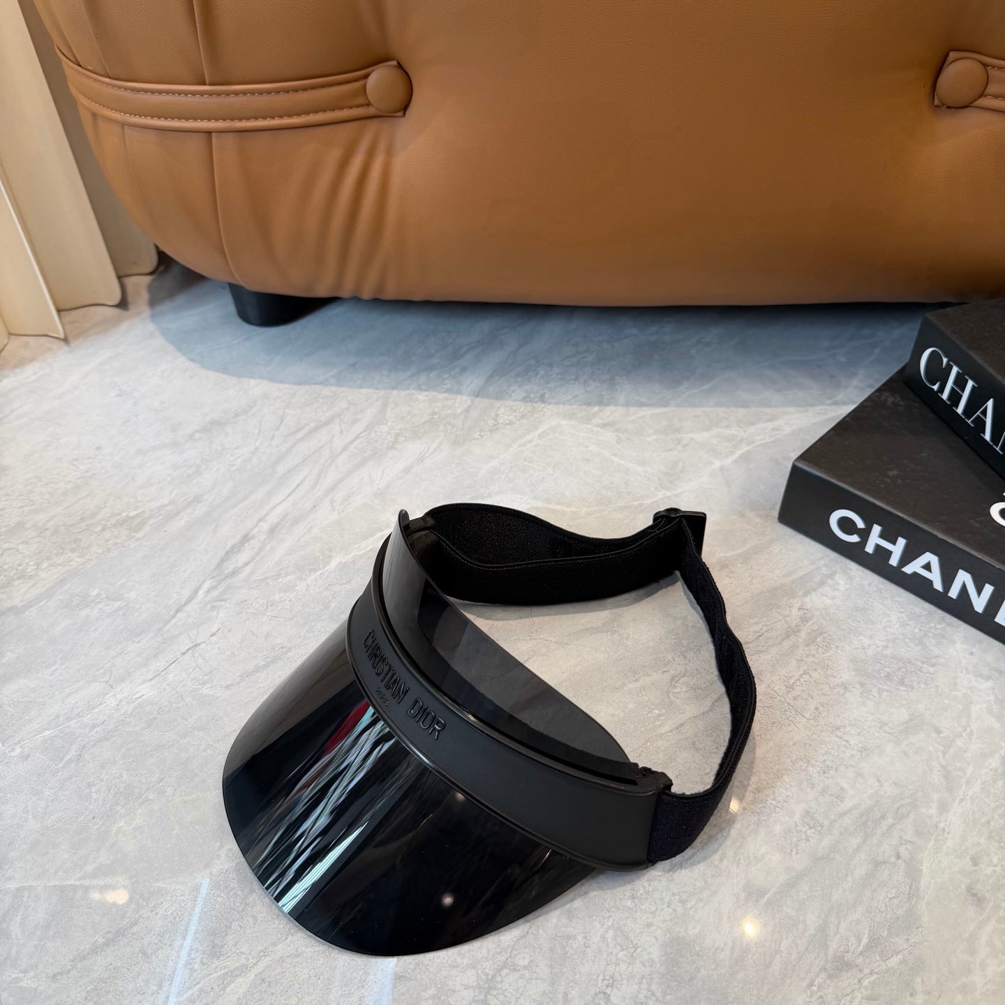 Dior Fashion Black Sun Visor for Men & Women - 431871 - detail image 6