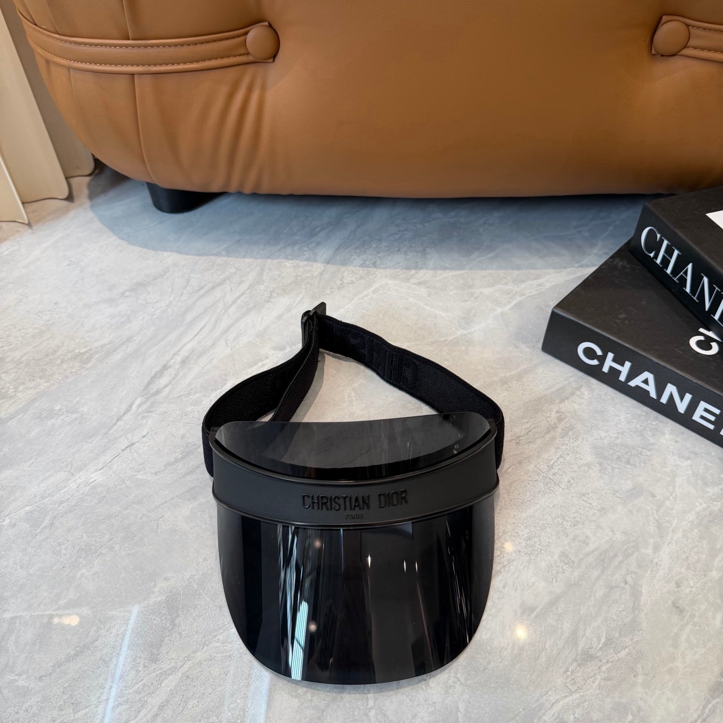 Dior Fashion Black Sun Visor for Men & Women - 431871
