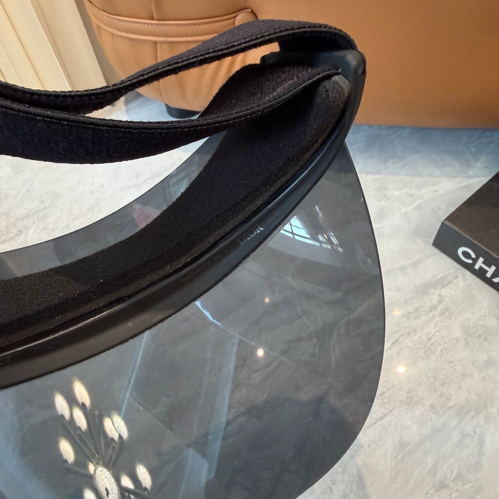 Dior Fashion Black Sun Visor for Men & Women - 431871 - detail image 4