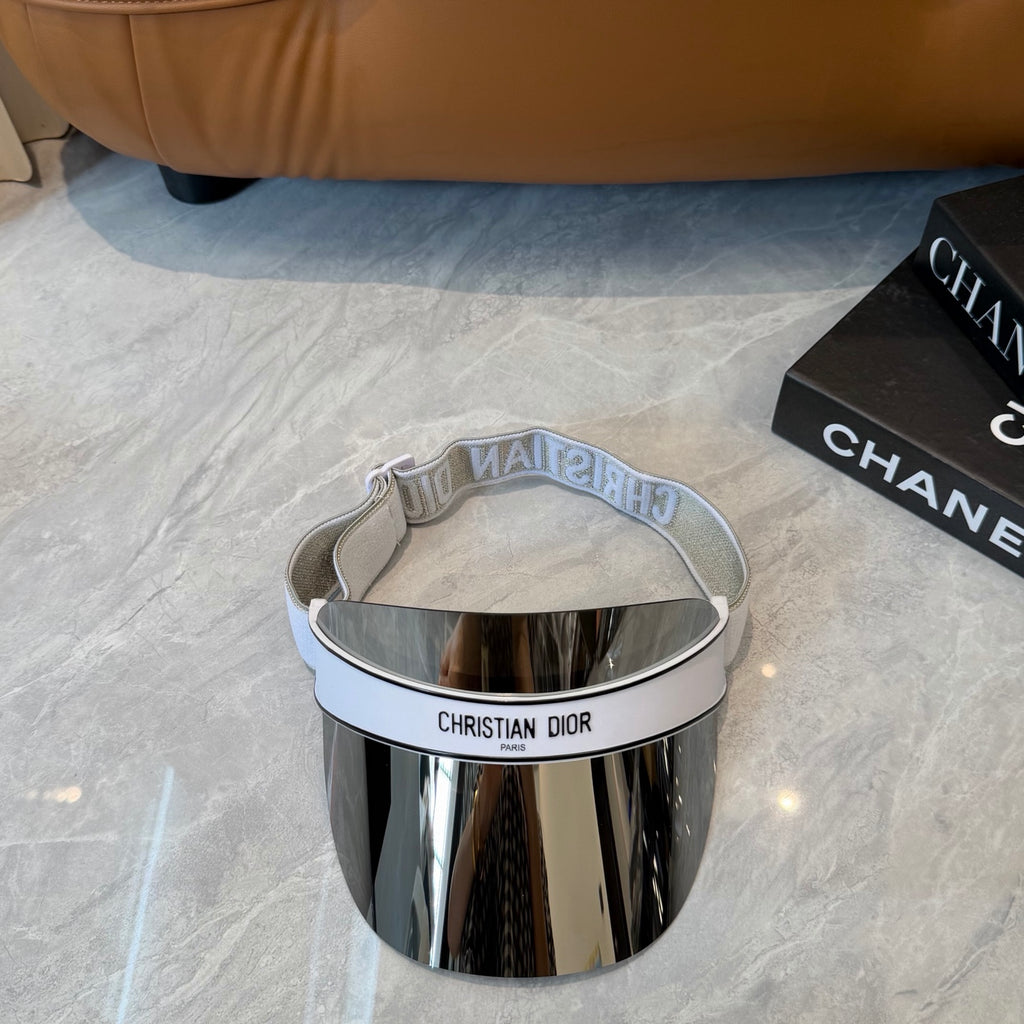 Dior Fashion Silver Sun Visor for Men & Women - 431872
