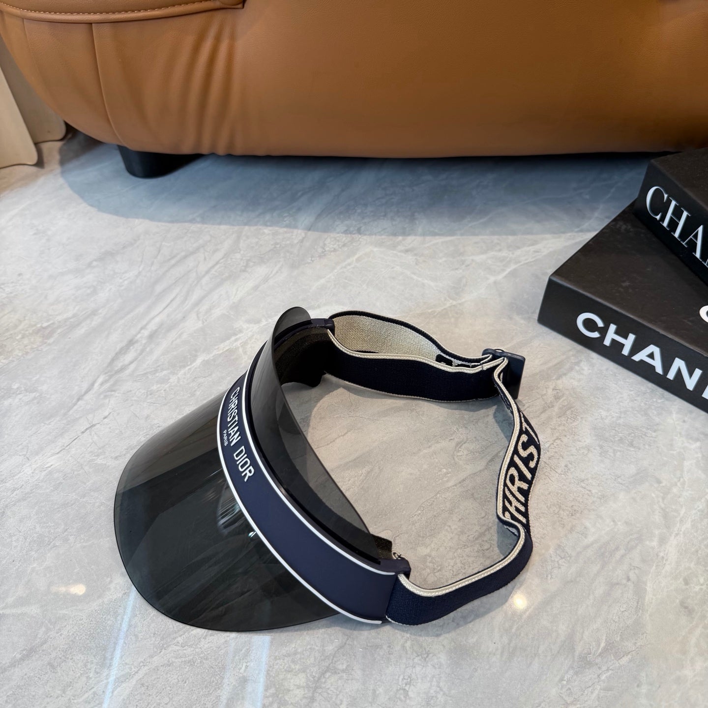 Dior Fashion Black Sun Visor for Men & Women - 431873 - detail image 6
