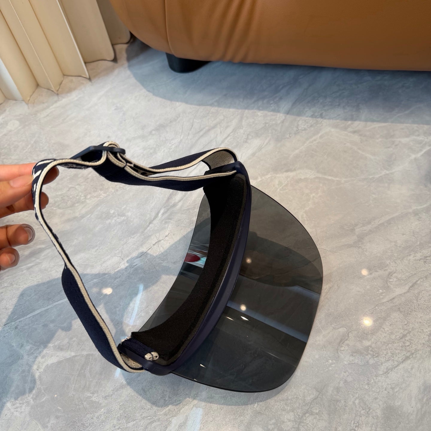 Dior Fashion Black Sun Visor for Men & Women - 431873 - detail image 4