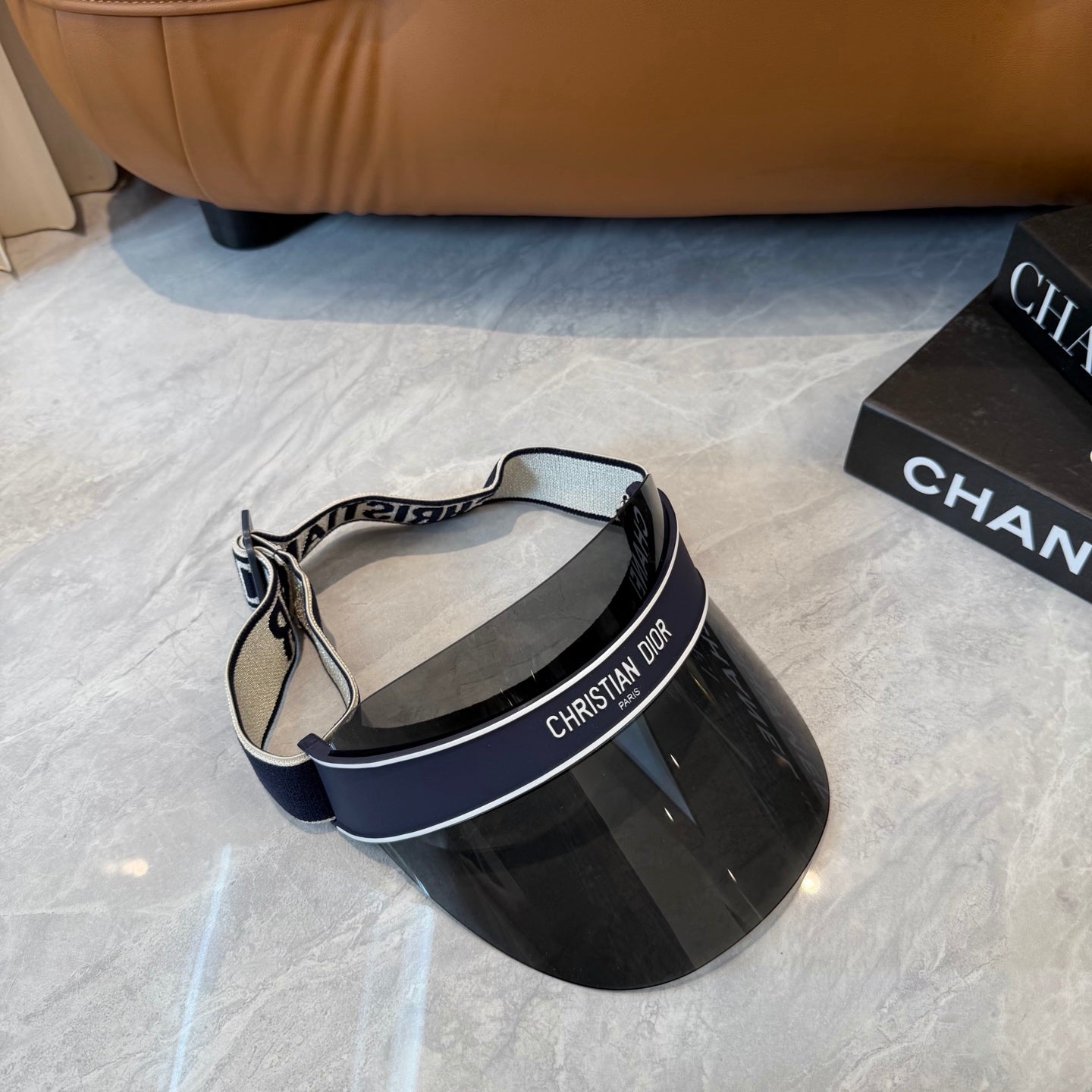 Dior Fashion Black Sun Visor for Men & Women - 431873 - detail image 5