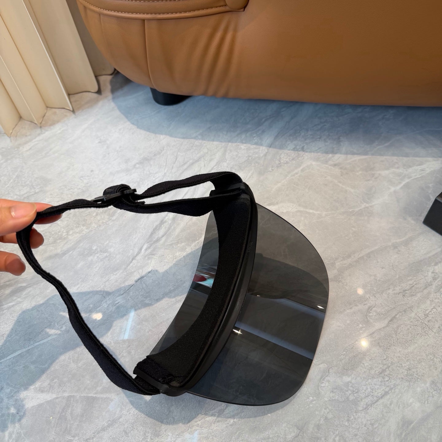Dior Fashion Black Sun Visor for Men & Women - 431874 - detail image 4