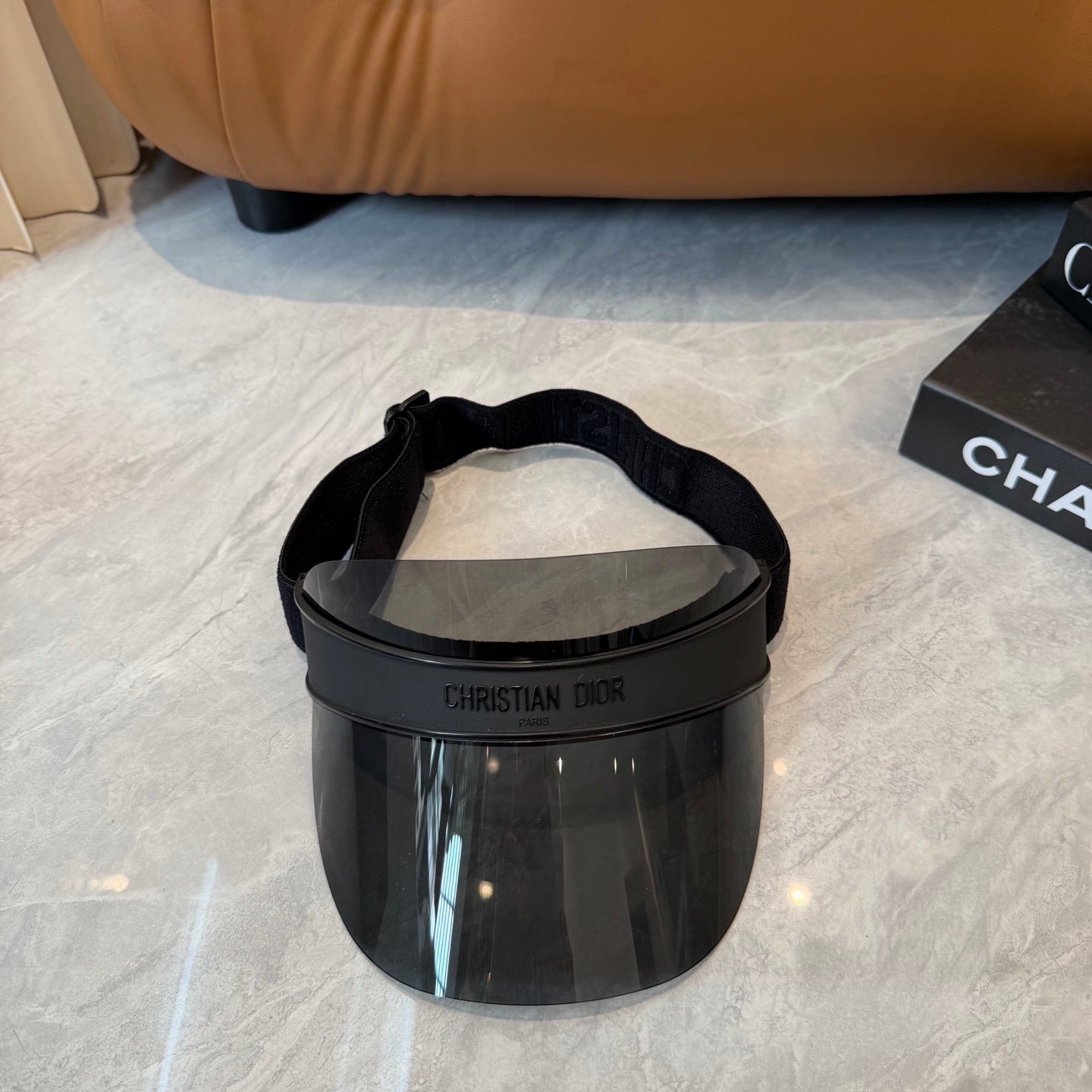 Dior Fashion Black Sun Visor for Men & Women - 431874