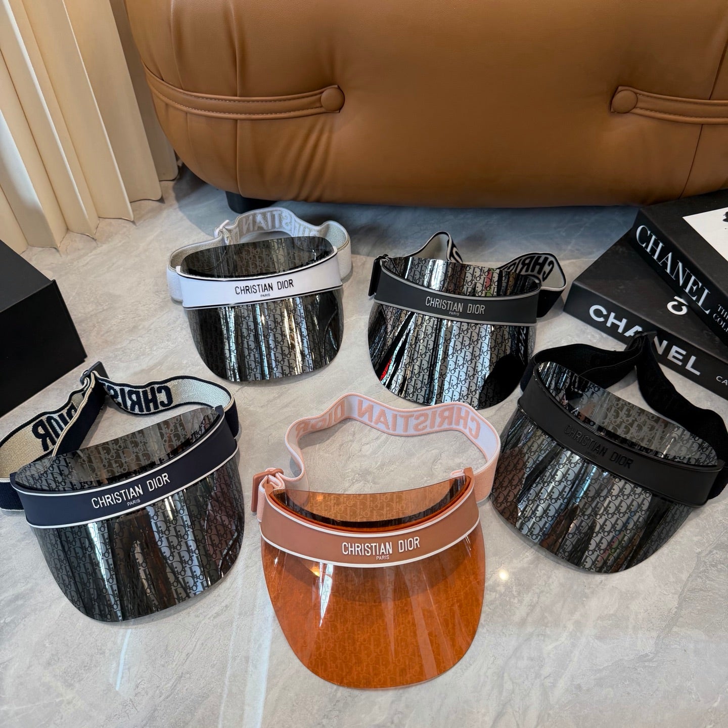 Dior Fashion Silver Sun Visor for Men & Women - 431876 - detail image 8