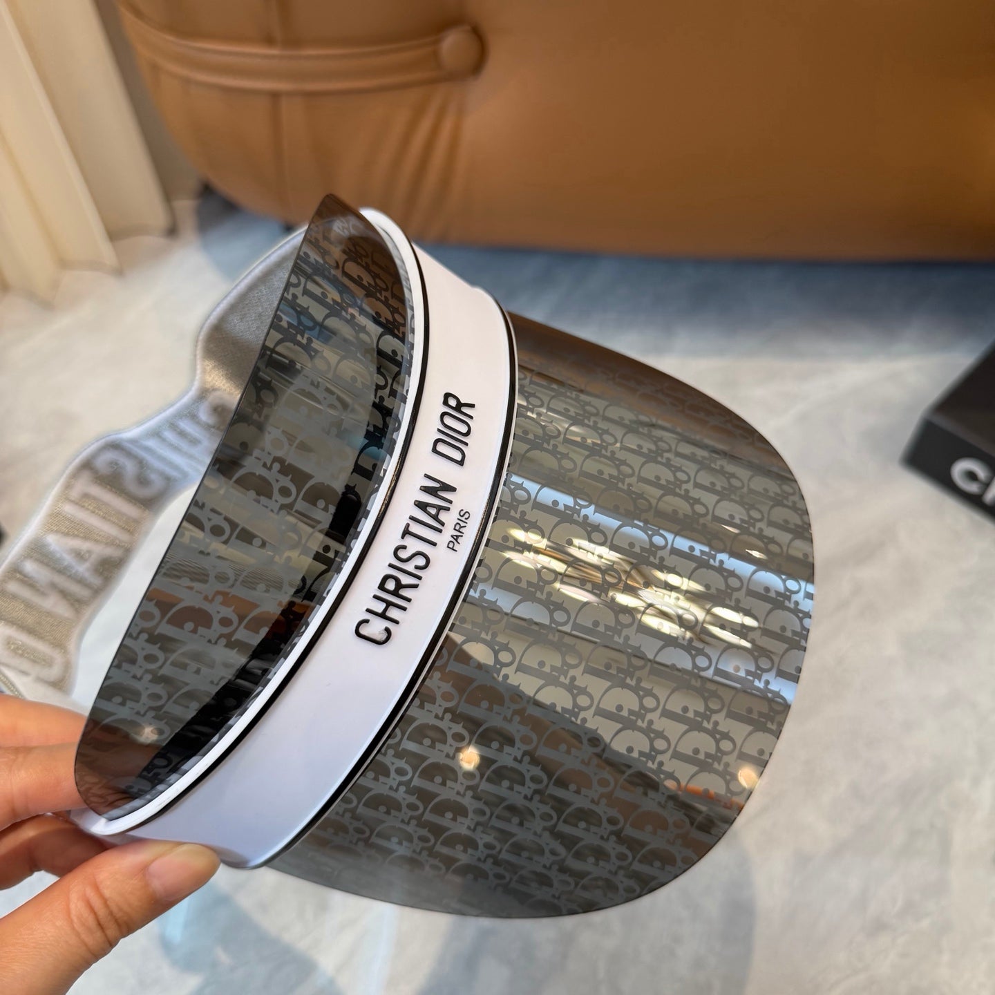 Dior Fashion Silver Sun Visor for Men & Women - 431875 - detail image 5
